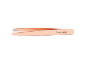 Caron BrowVado Rose Gold Tweezers