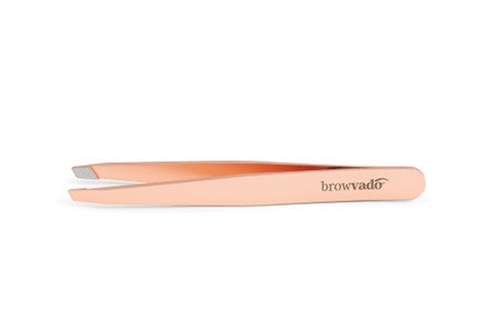 Caron BrowVado Rose Gold Tweezers