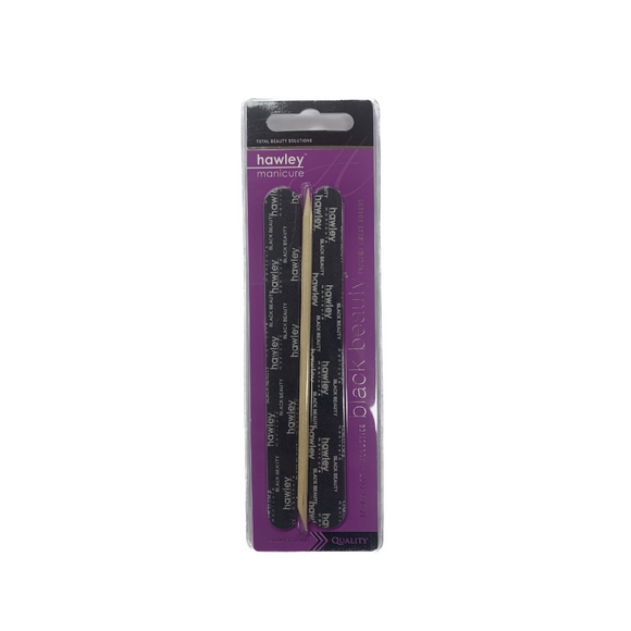 Hawley Black Beauty Nail File Pack