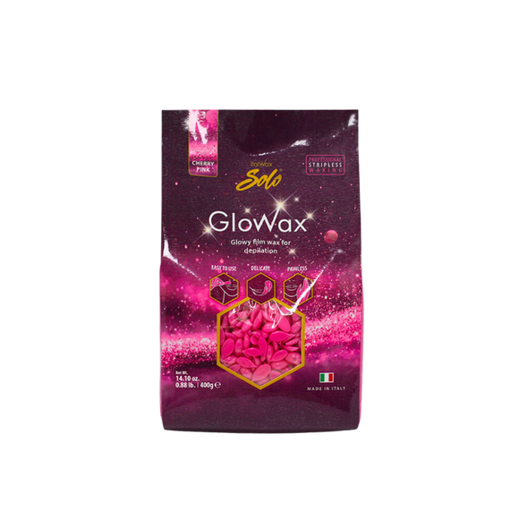 ItalWax Glowax Cherry Pink Hot Wax - 400g