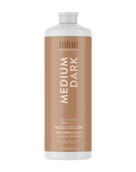 Mine Tan Medium Dark Tanning Mist - 1L