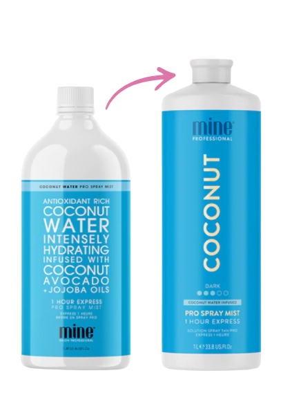 Mine Tan Coconut Tanning Mist - 1ltr