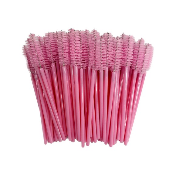 Pink Mascara Wands - 100pk