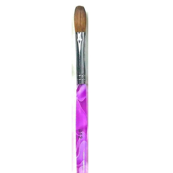 Crimped Acrylic Brush - No 12