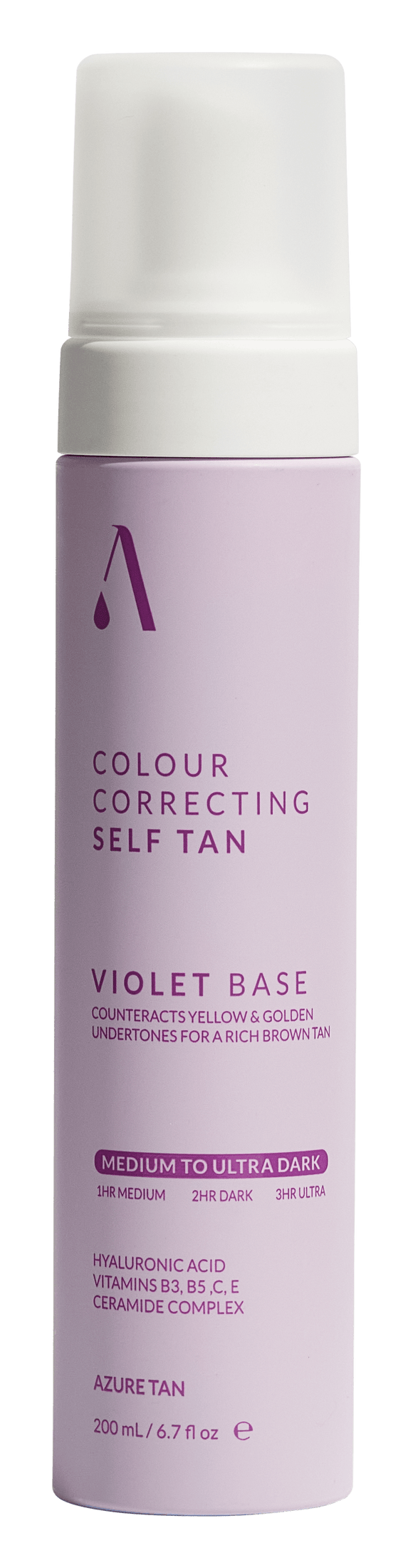 Azure Tan Mousse Violet Base