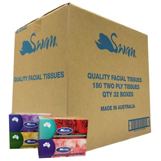 Facial Tissues 2ply Carton - 32 x 180box