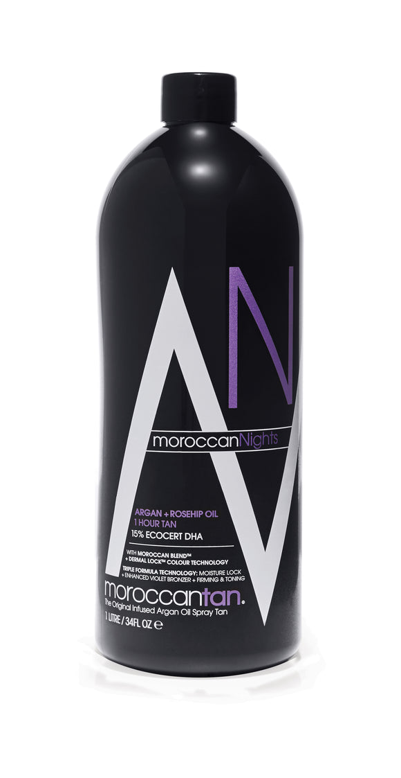 Moroccan Tan Nights 1hr 15% Tanning Mist - 1ltr