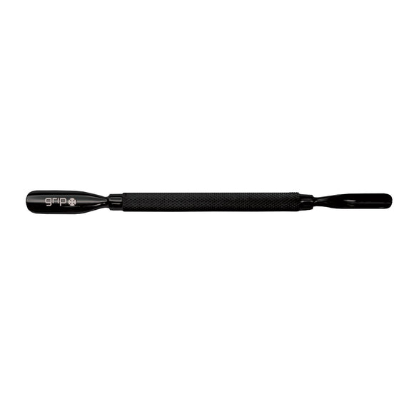 Grip Double Ended Cuticle Pusher - Matte Black