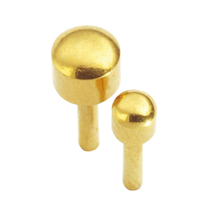 Caflon Plain Studs - Gold