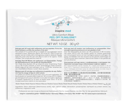 Inspira Med Ultra Comfort Peel Off Mask Filmalgine - 10pk