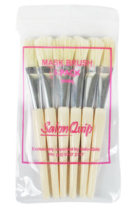 Natural Bristle Mask Brushes - 6pk