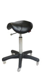 Saddle Stool - Black/White/Tan