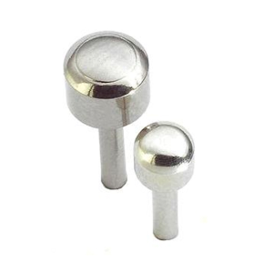 Caflon Plain Studs - Silver